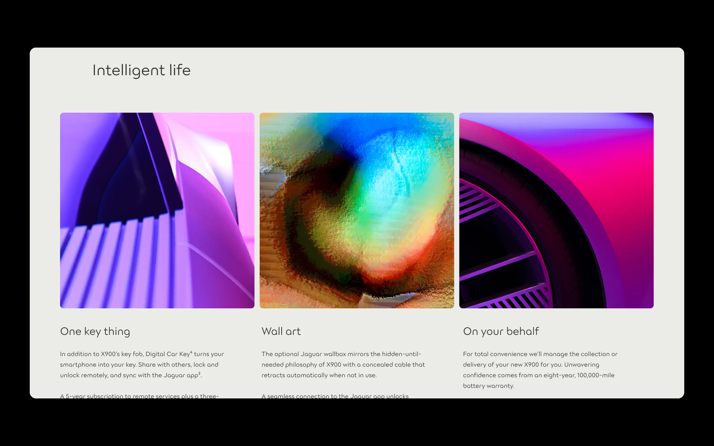 Intelligent life: Digital Car Key, the hidden-cable wallbox and delivery on your behalf